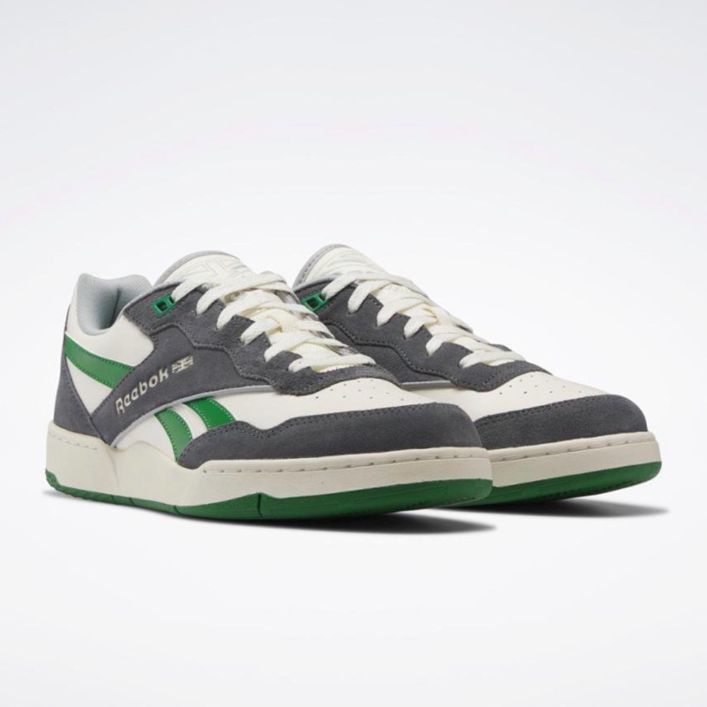 💚 Reebok Men’s Club C 85 Vintage Sneakers – Size 11 (Gray / Green / White)
